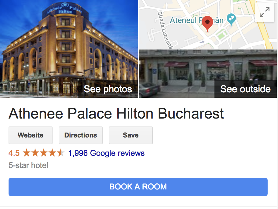 google business athenee palace hilton