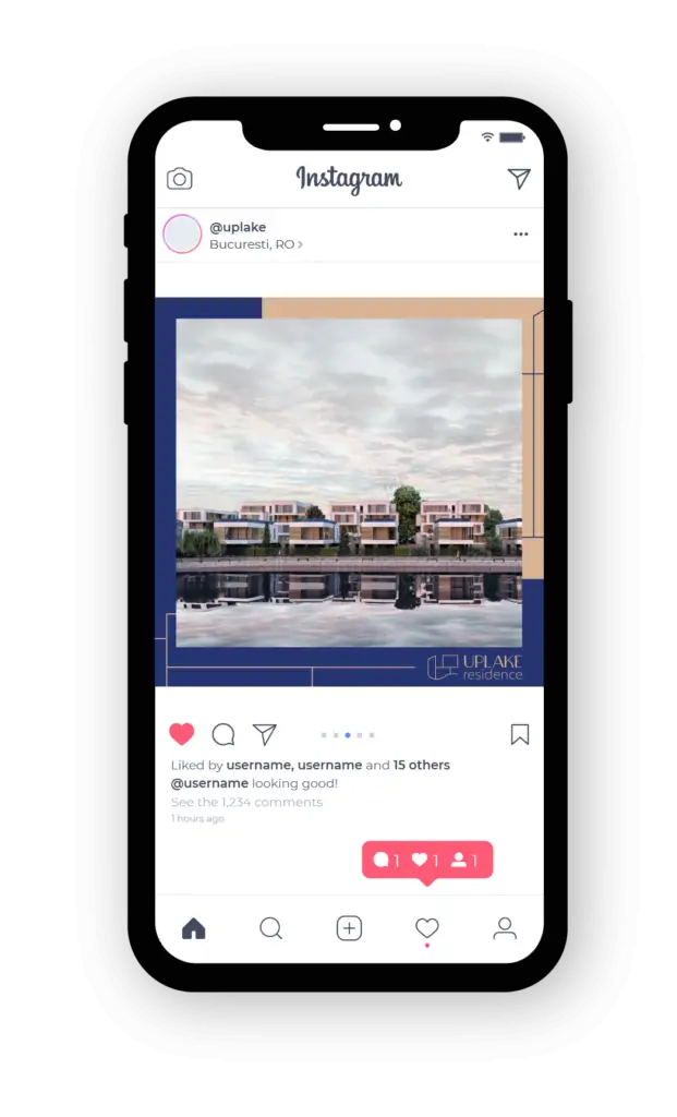 uplake social media imobiliare